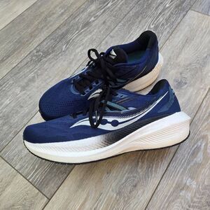 Saucony M TRIUMPH 20 Running sneaker TWILIGHT/BLACK BLUE men's 9